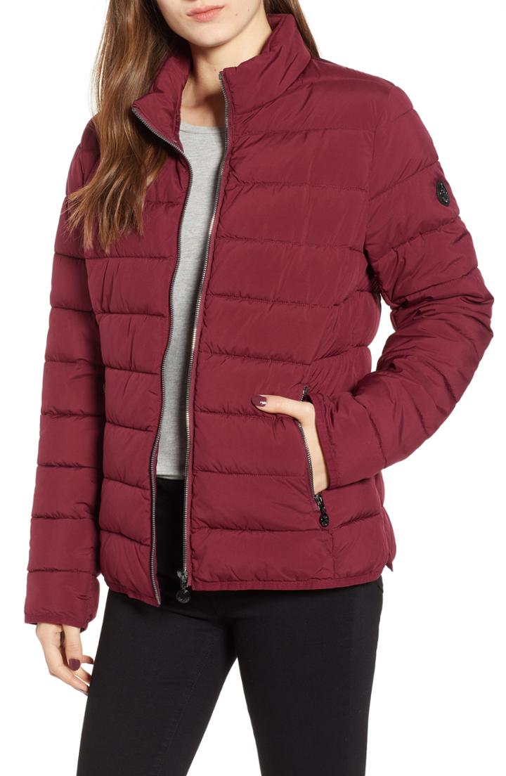 Women's Moncler Maglione Quilted Down & Knit Cardigan