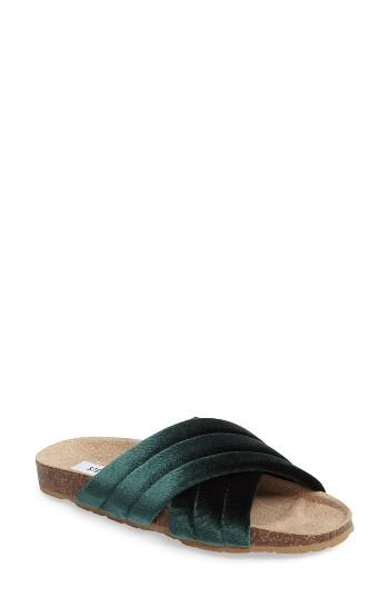 Women's Steve Madden Vanna Sandal M - Green