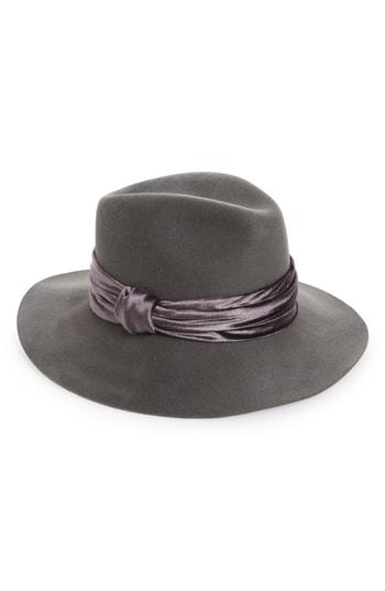 Women's Eugenia Kim Georgina Wool Fedora - Grey