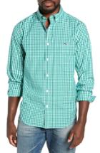 Men's Vineyard Vines Carleton Classic Fit Gingham Sport Shirt - Green