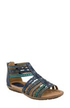 Women's Earth 'bay' Leather Sandal M - Blue