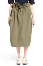 Women's Stella Mccartney Paperbag Waist Skirt Us / 36 It - Beige