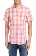 Men's Bonobos Slim Fit Plaid Sport Shirt - Pink