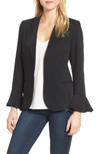 Women's Chelsea28 Bell Sleeve Blazer, Size - Black