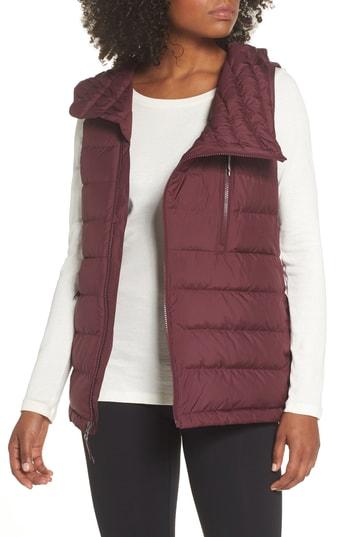 Women's The North Face Niche Hooded Down Vest - Purple