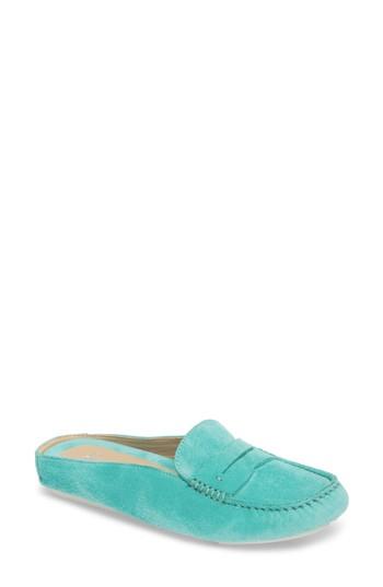 Women's Johnston & Murphy Myah Loafer Mule .5 N - Blue/green