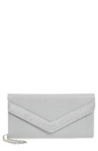 Menbur Metallic Envelope Clutch - Beige