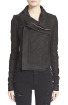 Women's Rick Owens 'classic' Lambskin Leather Jacket