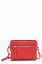 Vince Camuto Codec Leather Crossbody Bag - Red