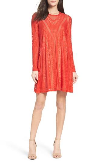 Women's Bcbgmaxazria Natyly A-line Dress - Red