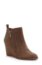 Women's Lucky Brand Yahir Wedge Bootie M - Green