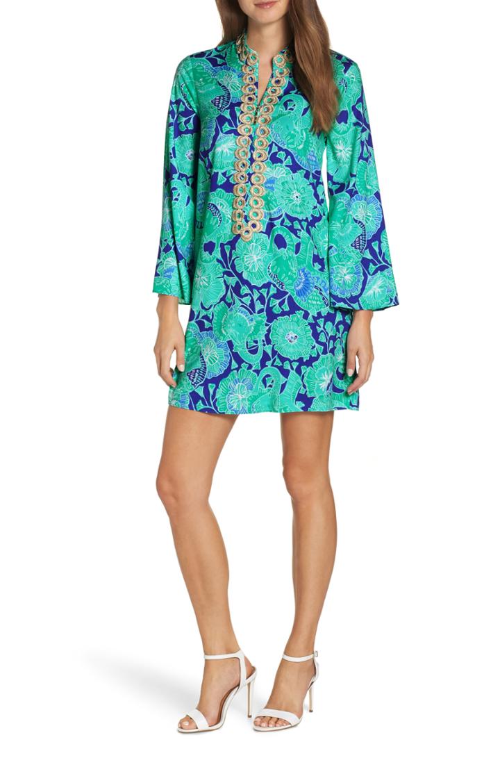 Women's Lilly Pulitzer Gracelynn Stretch Shift Dress - Blue