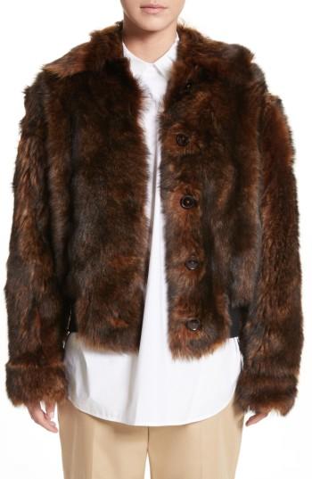 Women's Sofie D'hoore Genuine Shearling Jacket