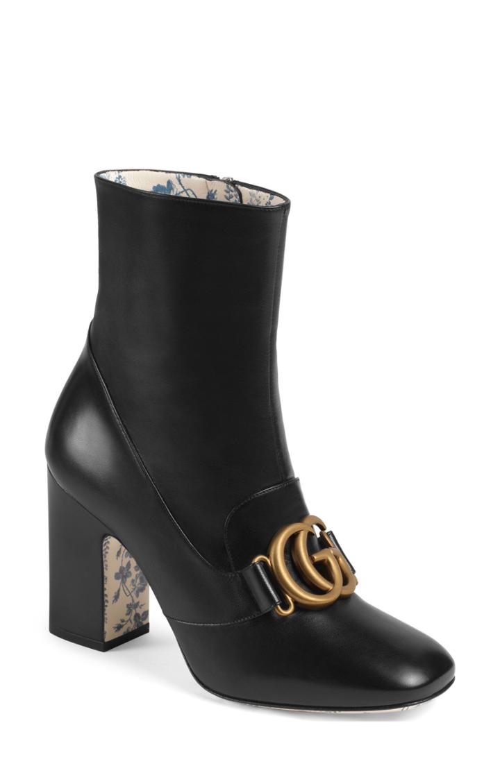 Women's Gucci Victoire Bootie .5us / 36.5eu - Black