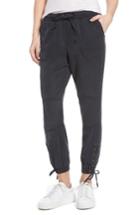 Women's Pam & Gela Lace-up Jogger Pants, Size - Grey