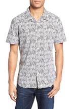 Men's Nordstrom Men's Shop Slim Fit Print Camp Shirt