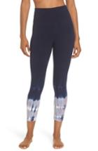 Women's Electric & Rose Sunrise Tie Dye Capri Leggings