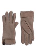 Women's Ugg Tenney Genuine Shearling Gloves - Grey