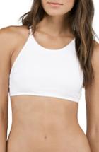 Women's Volcom Crop Bikini Top - White