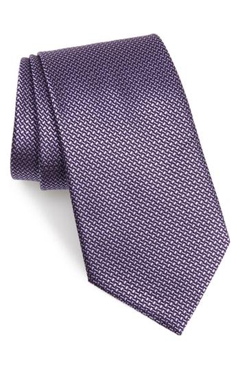 Men's Ermenegildo Zegna Silk Tie, Size - Purple