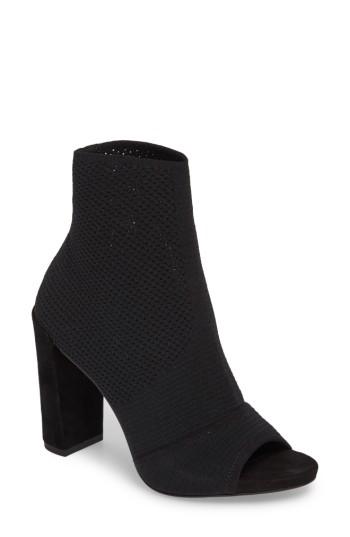 Women's Kenneth Cole New York Dahvi Open Toe Bootie .5 M - Black