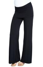 Women's Maternal America Knit Flare Leg Maternity Pants - Blue