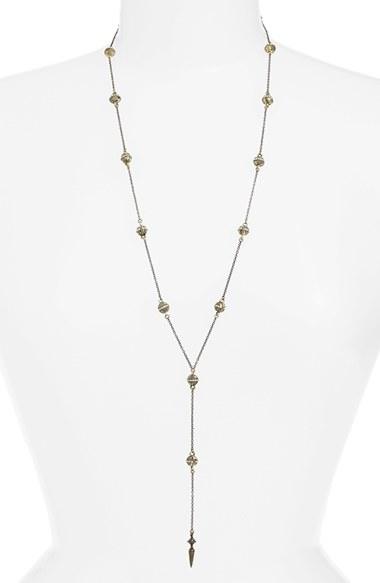 Women's Ettika Pyramid Bead Rosary Necklace