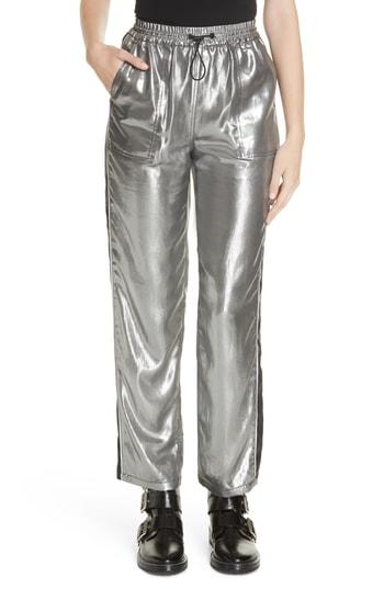 Women's Rag & Bone Sloane Metallic Track Pants