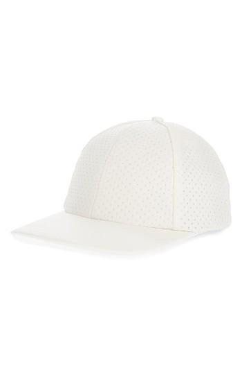 Women's Bp. Perforated Faux Leather Ball Cap -