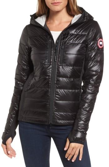 Women's Canada Goose 'hybridge Lite' Slim Fit Hooded Packable Down Jacket - Blue (online Only)