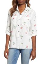 Women's Billy T Laced Back Button Up Shirt