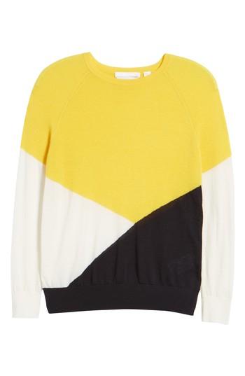 Women's Boss Farrow Colorblock Wool Sweater