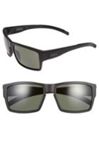 Men's Smith 'outlier Xl' 56mm Polarized Sunglasses - Matte Black/ Gray/ Green