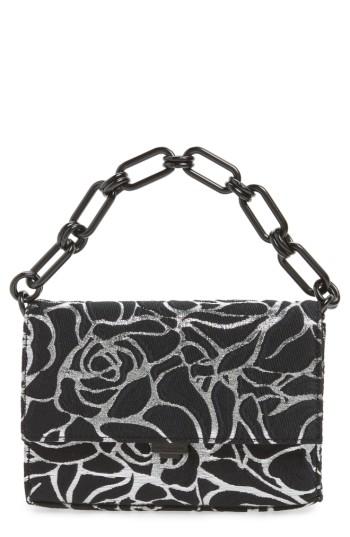 Michael Kors Yasmeen Small Rose Jacquard Clutch -