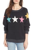 Women's Wildfox Arcade Stars Sommers Sweatshirt - Black