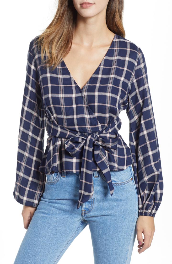Women's Somedays Lovin Plaid Wrap Top