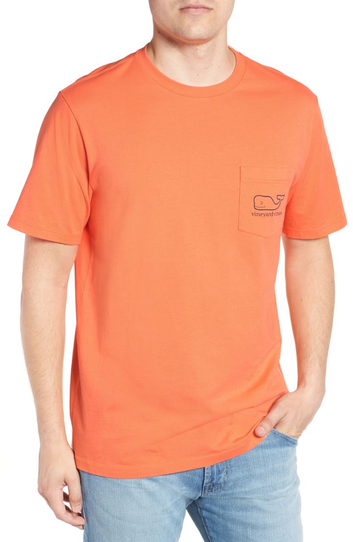 Men's Vineyard Vines Dawn Duck Call T-shirt, Size - Orange
