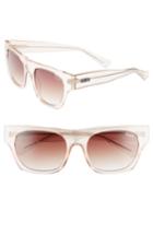Women's Quay Australia Something Extra 53mm Square Sunglasses - Champagne/ Gold