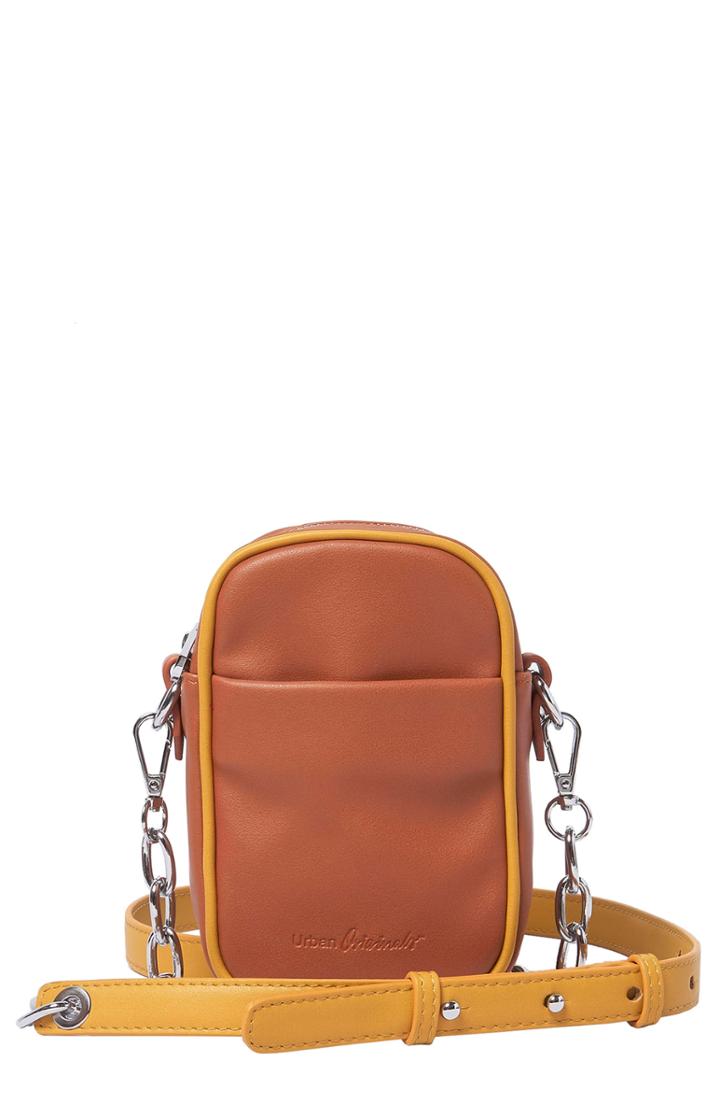 Urban Originals Total Story Vegan Leather Phone Crossbody Bag - Yellow