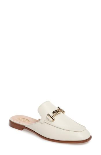 Women's Tod's Double T Mule .5us / 39.5eu - White