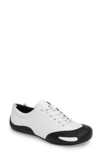 Women's Camper 'peu Senda' Lace-up Flat Eu - White