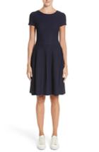 Women's Emporio Armani Knit Fit & Flare Dress Us / 46 It - Blue