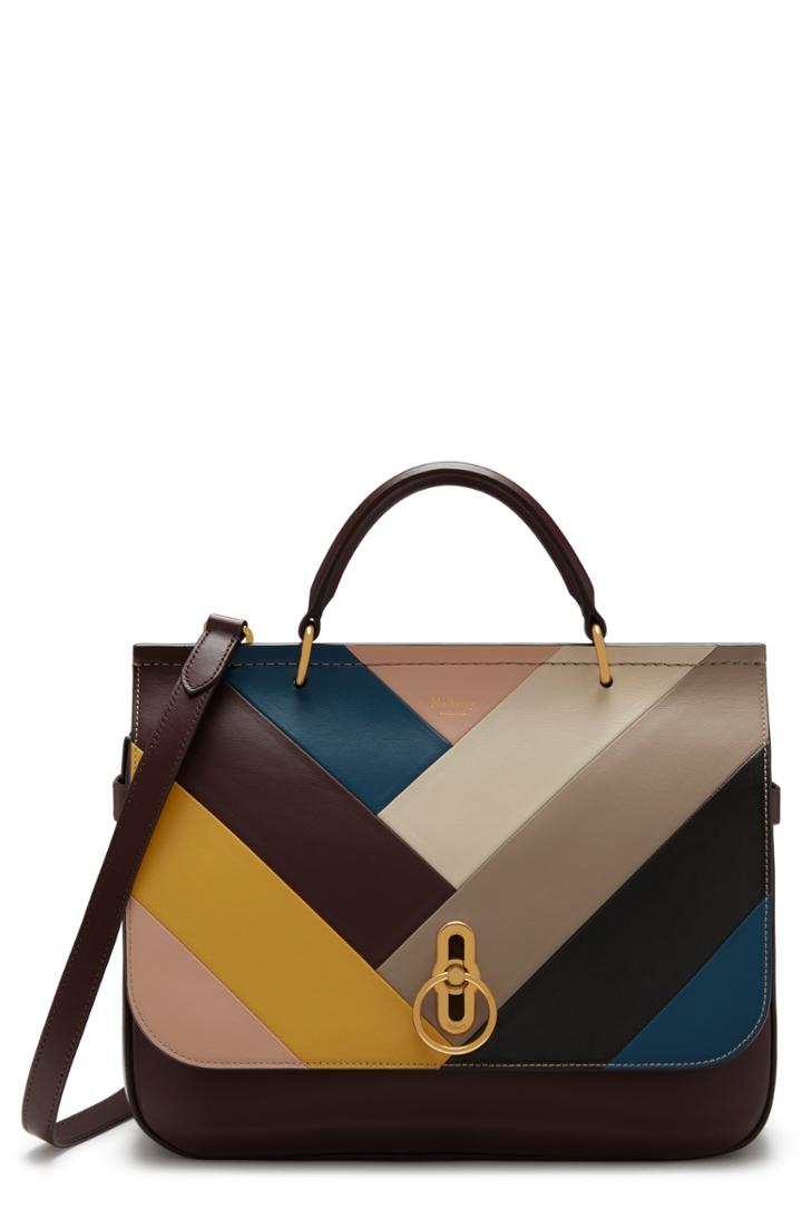 Mulberry Amberley Colorblock Top Handle Bag -