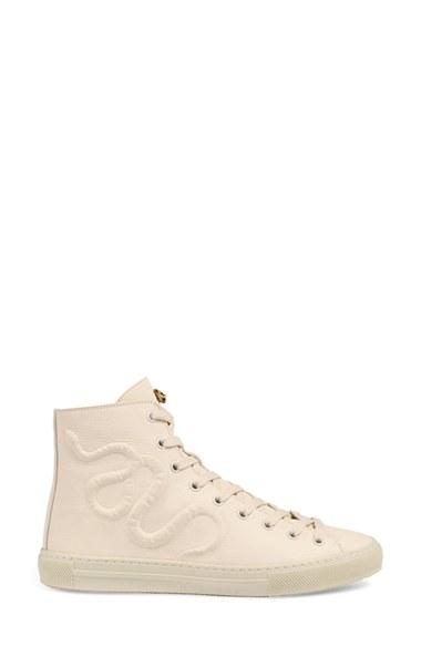 Women's Gucci Major Snake High Top Sneaker