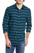 Men's 1901 Stripe Twill Shirt - Blue/green