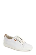 Women's Ecco 'soft 7' Cap Toe Sneaker -11.5us / 42eu - White