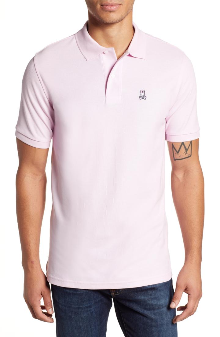 Men's Psycho Bunny Classic Polo Shirt (s) - Pink