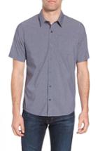 Men's Travis Mathew Particles Spot Print Sport Shirt - Blue