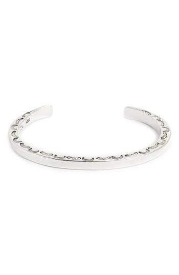 Men's Lewis Henry Nicholas Sterling Silver Cuff Bracelet