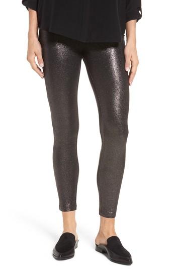 Women's Hue Metallic Denim Leggings